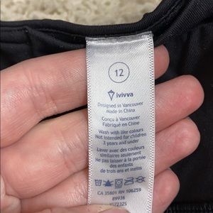 lululemon athletica Shorts - black ivivva spandex lululemon athletica Shorts - black ivivva spandex